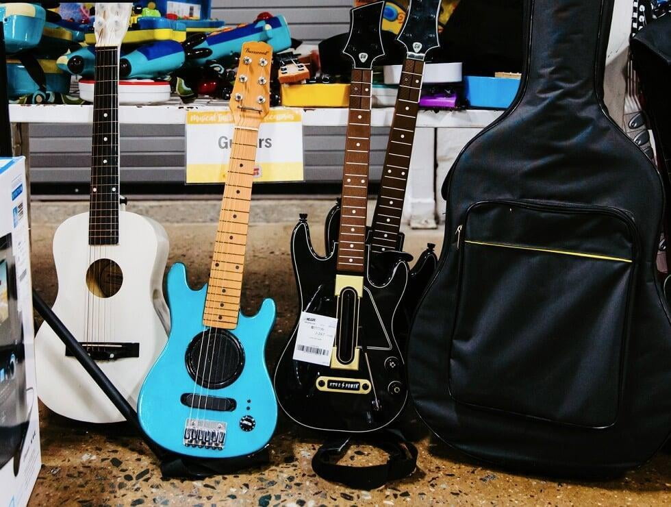 Guitars and other musical instruments