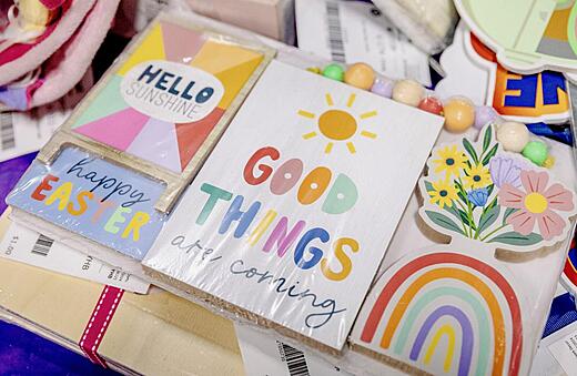 Good Things Are Coming and Rainbow Plaques